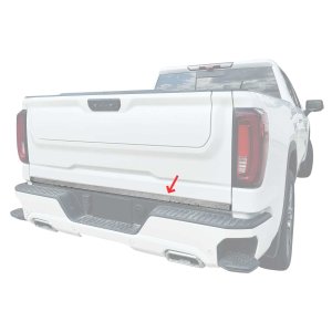 Ford F-150 Tailgate Trim - Omac - S.Steel - Gloss Silver - 2015